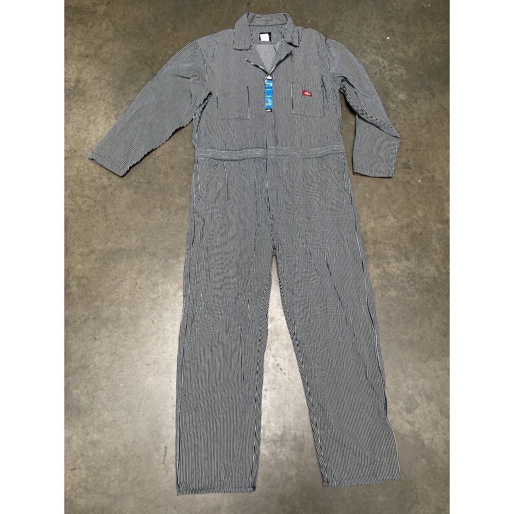 Dickies Hickory Stripe Coveralls Railroad Stripe Men's XL  Regular New Workwear